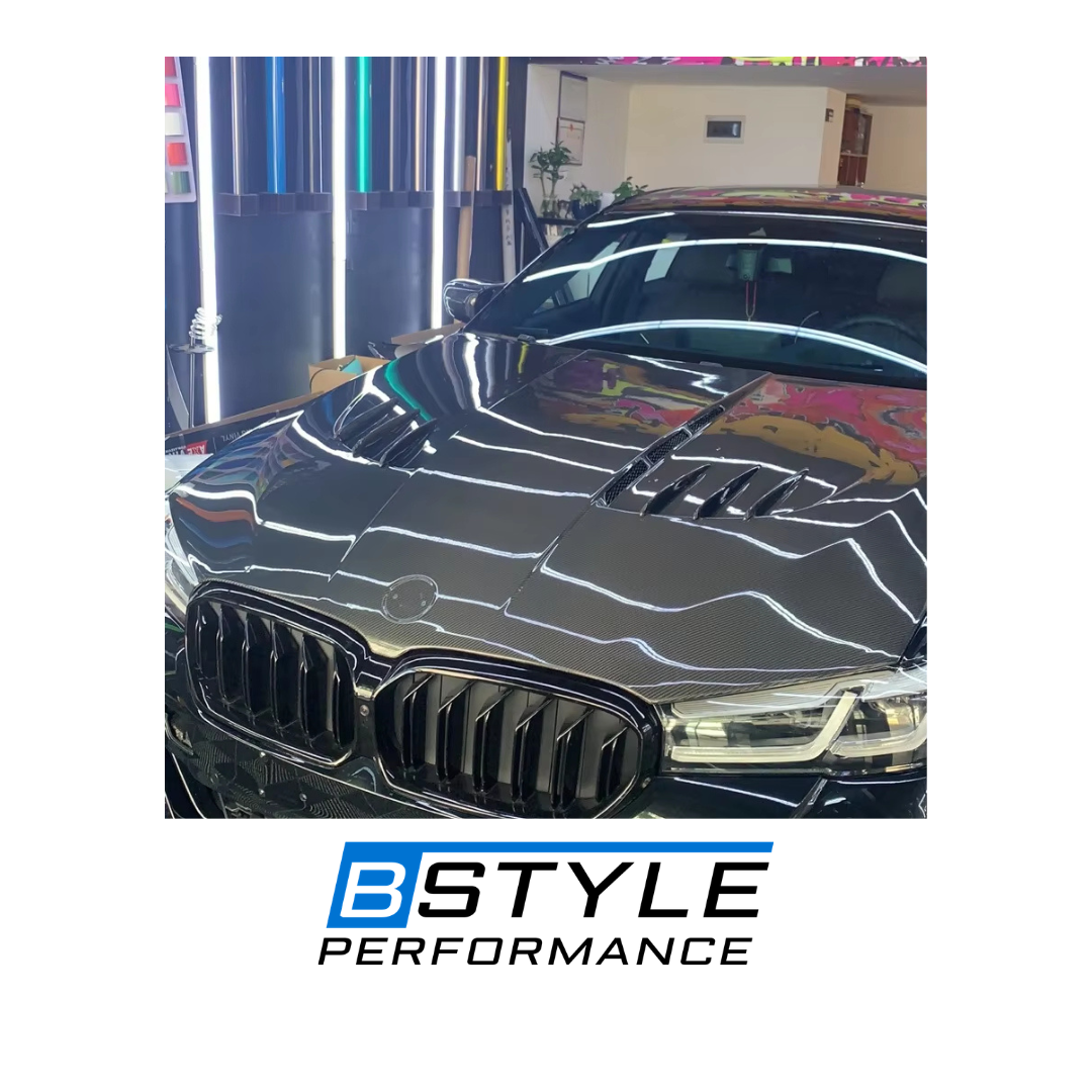 BMW 5 Series G30 PD Style Double-Sided Real Carbon Fiber Bonnet Hood