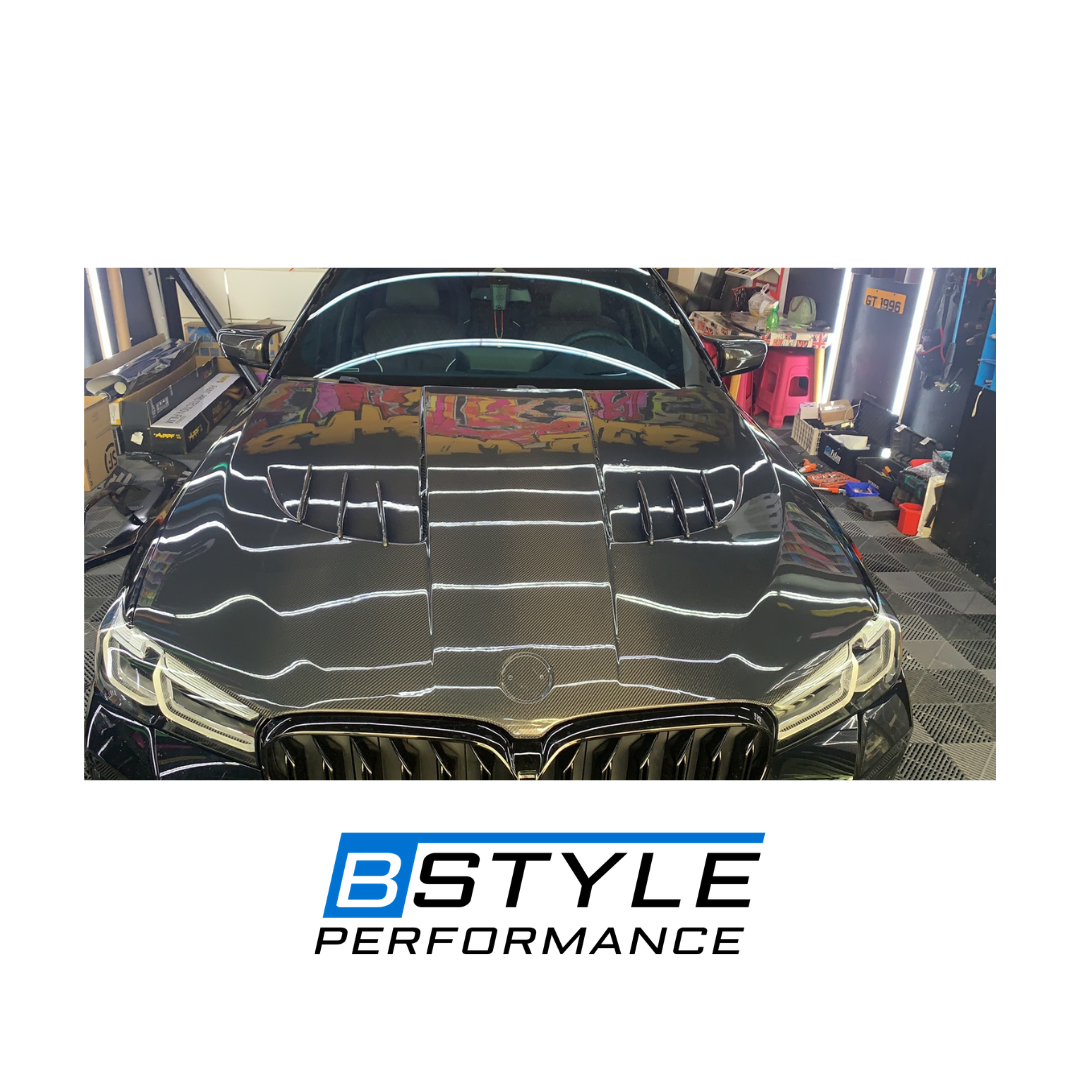 BMW 5 Series G30 PD Style Double-Sided Real Carbon Fiber Bonnet Hood