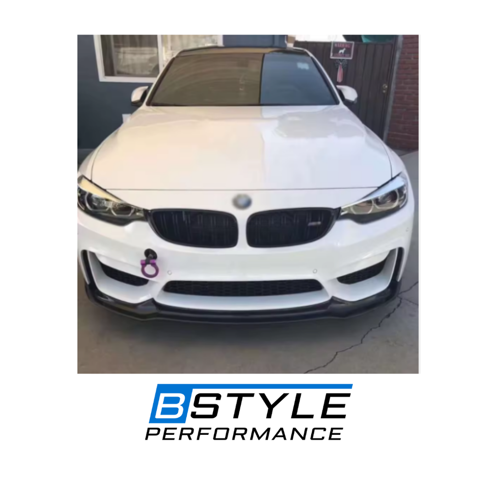 BMW F80 M3 F82 M4 V-Style Carbon Fiber Front Bumper Splitter
