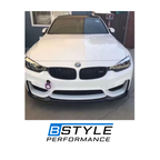BMW F80 M3 F82 M4 V-Style Carbon Fiber Front Bumper Splitter