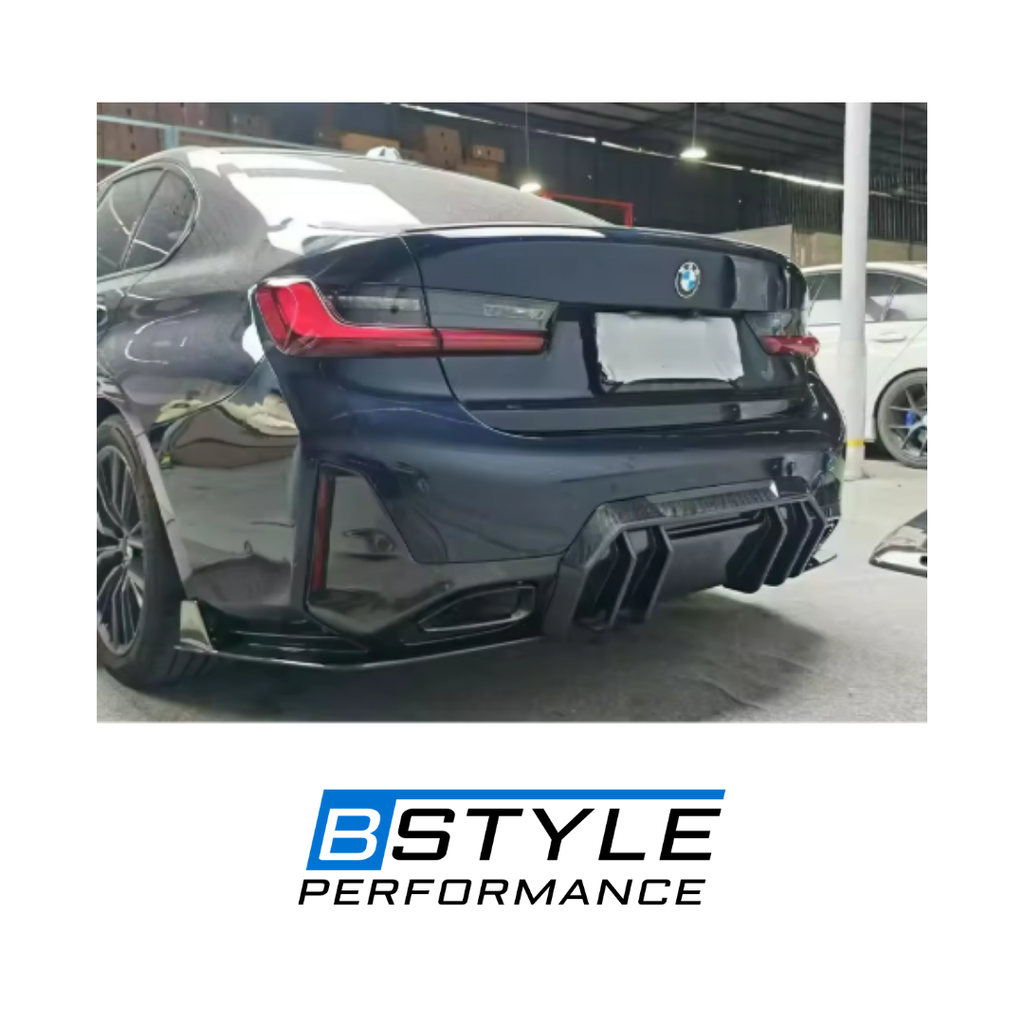 For BMW G20 LCI 2023+ FD Style Carbon Fiber Rear Lip / Diffuser - Real Carbon Fiber for 330i M340i Models, Not for Pre facelift