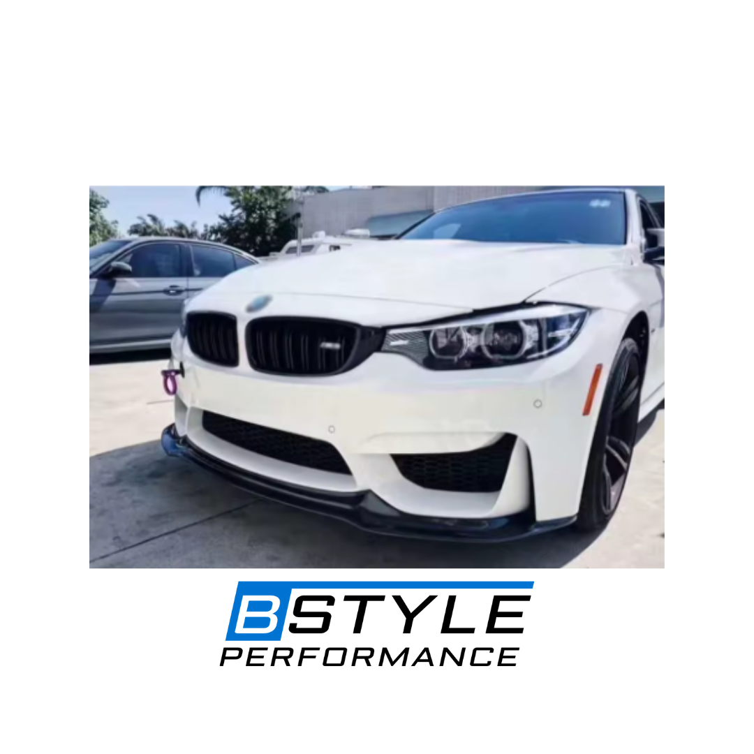BMW F80 M3 F82 M4 V-Style Carbon Fiber Front Bumper Splitter