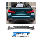 BMW G30, G38 & F90 M5 Competitive Style Forged Carbon Fiber Rear Diffuser