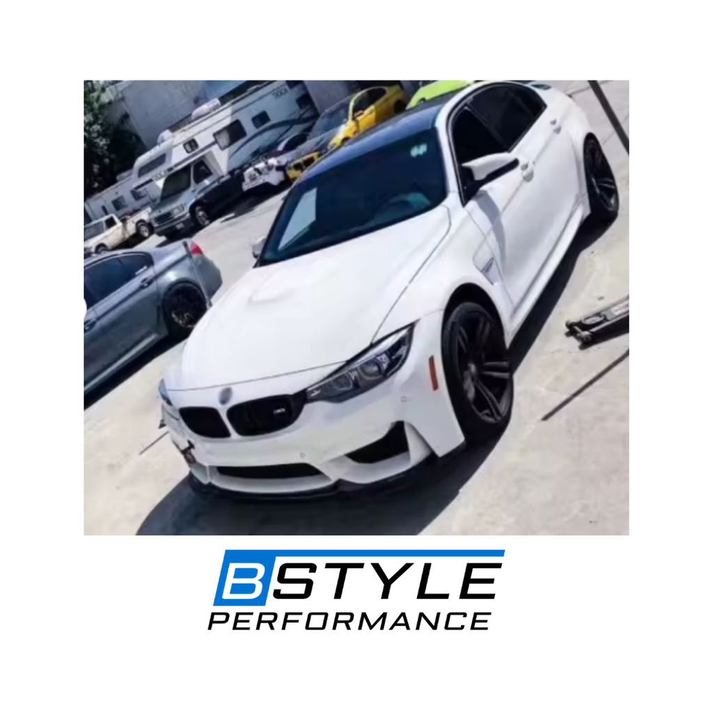 BMW F80 M3 F82 M4 V-Style Carbon Fiber Front Bumper Splitter