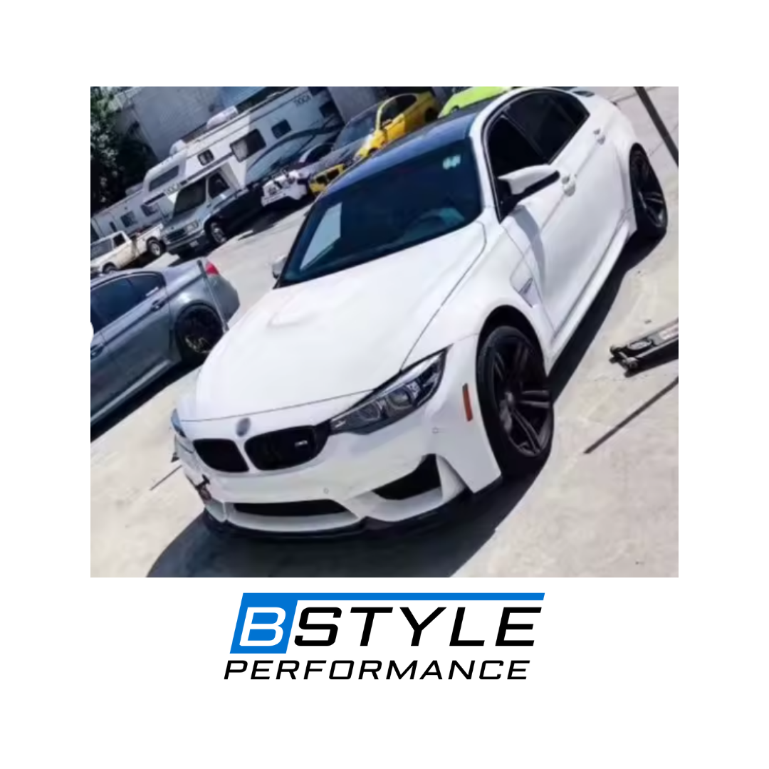 BMW F80 M3 F82 M4 V-Style Carbon Fiber Front Bumper Splitter