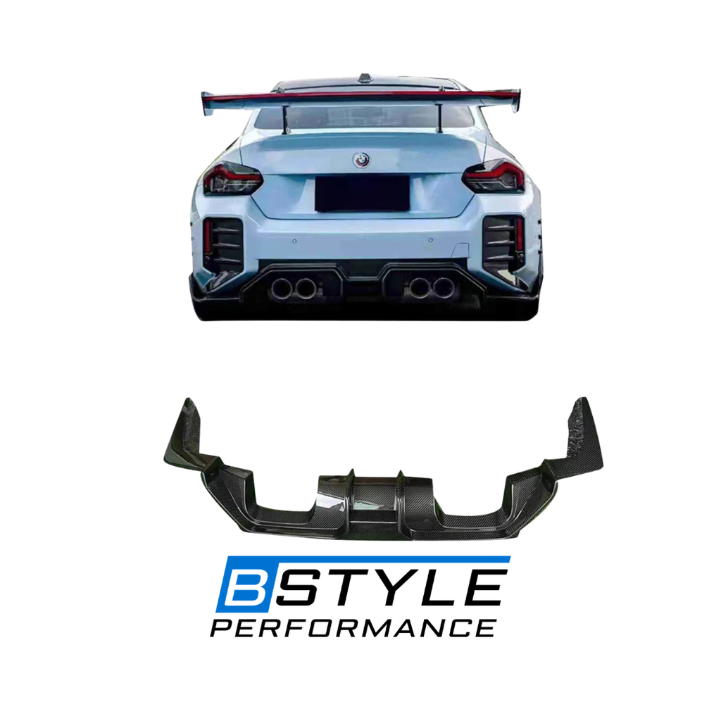 BMW G87 M2 AD-Style Dry Carbon Fiber Rear Diffuser