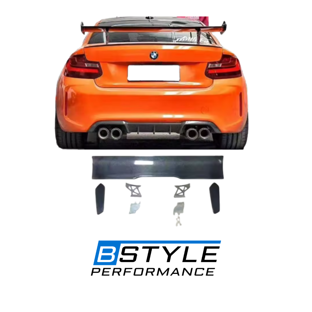 BMW GTS Style Universal Wet Carbon Fiber Rear Trunk Spoiler
