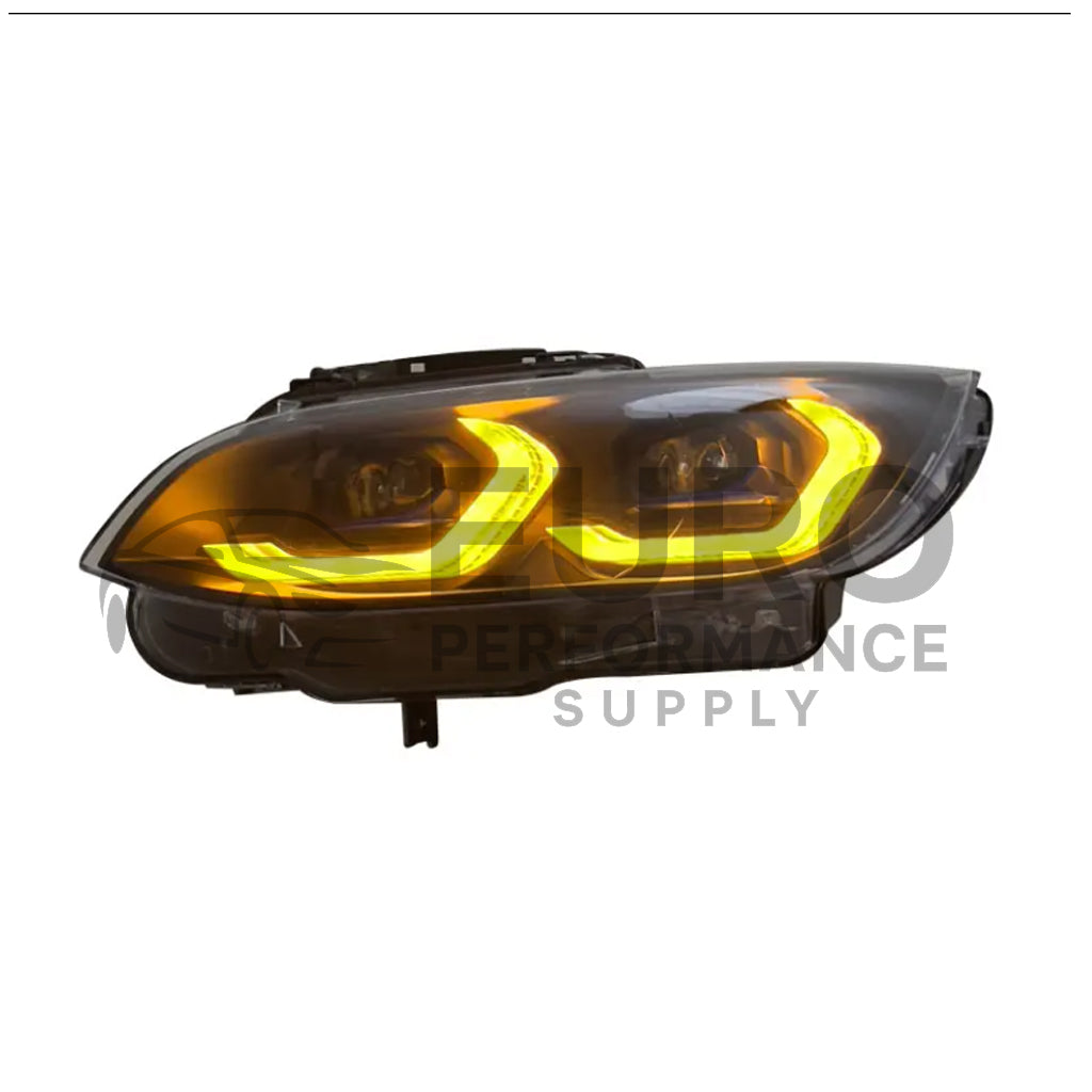 BMW 3 Series E92 E93 Laser LED Headlight 2006- 2010 Dual Color White - Yellow