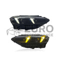 Bmw 4 Series G22 G23 G82 (2021-2024) Upgrade 2025 Style Yellow White Headlight