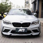 Dry Carbon Fiber Front Lip Diffuser Side Shirts for F87 M2C