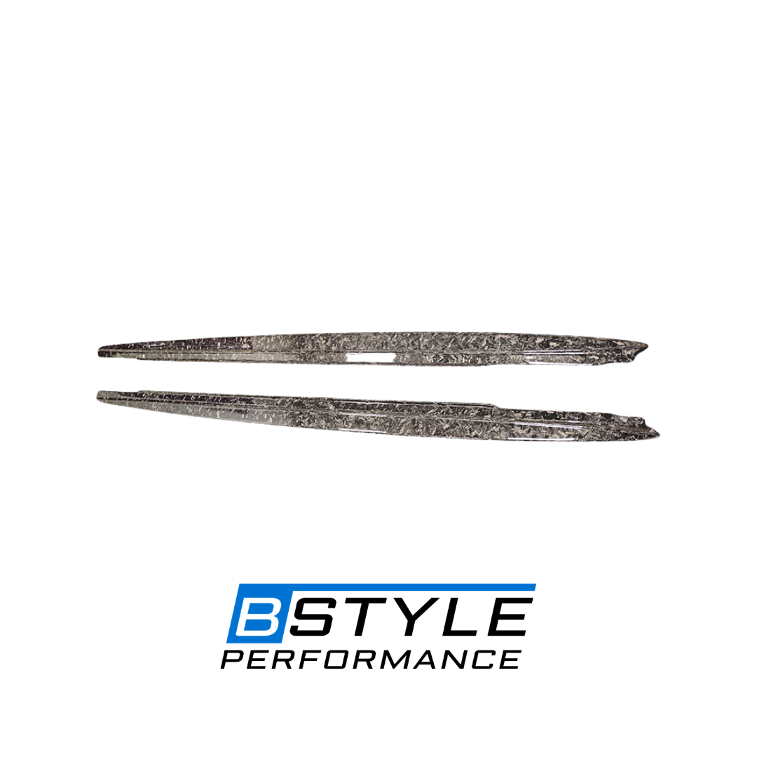 G30 F90 M5 MP Style Forged Carbon Side Skirt Side Bumper Lip Side Splitter Conversion Kit for BMW 5 Series G30 F90 M5 Car Parts