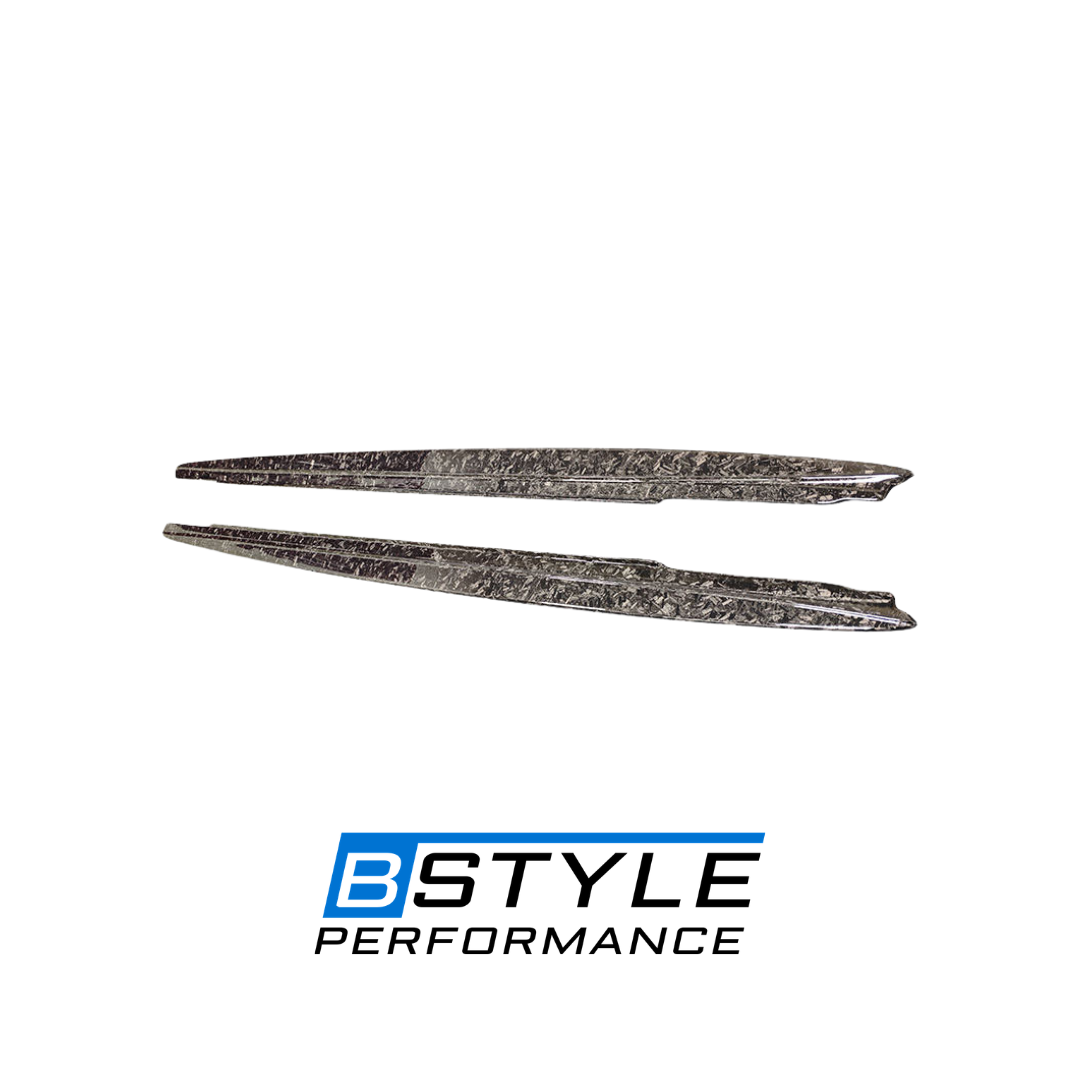 G30 F90 M5 MP Style Forged Carbon Side Skirt Side Bumper Lip Side Splitter Conversion Kit for BMW 5 Series G30 F90 M5 Car Parts