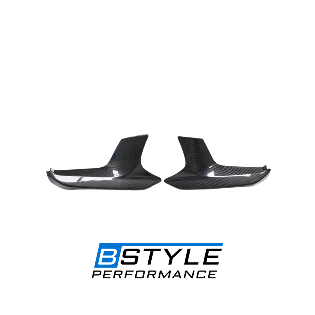 F90 M5 Carbon Fiber Front Lip Splitter Flaps for BMW F90 M5 Front Bumper Splitters Flaps Conversion Kit