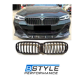 For BMW F90 M5 5 Series G30 Car Parts LCI Carbon Fiber Single Slat Grille Conversion Kit
