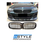 For BMW F90 M5 5 Series G30 Car Parts LCI Carbon Fiber Single Slat Grille Conversion Kit