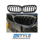 G30 F90 M5 LCI Carbon Fiber Dual Slat Front Bumper Grille Front Grill Convversion Kit for BMW 5 Series G30 M5 F90 LCI Car Parts