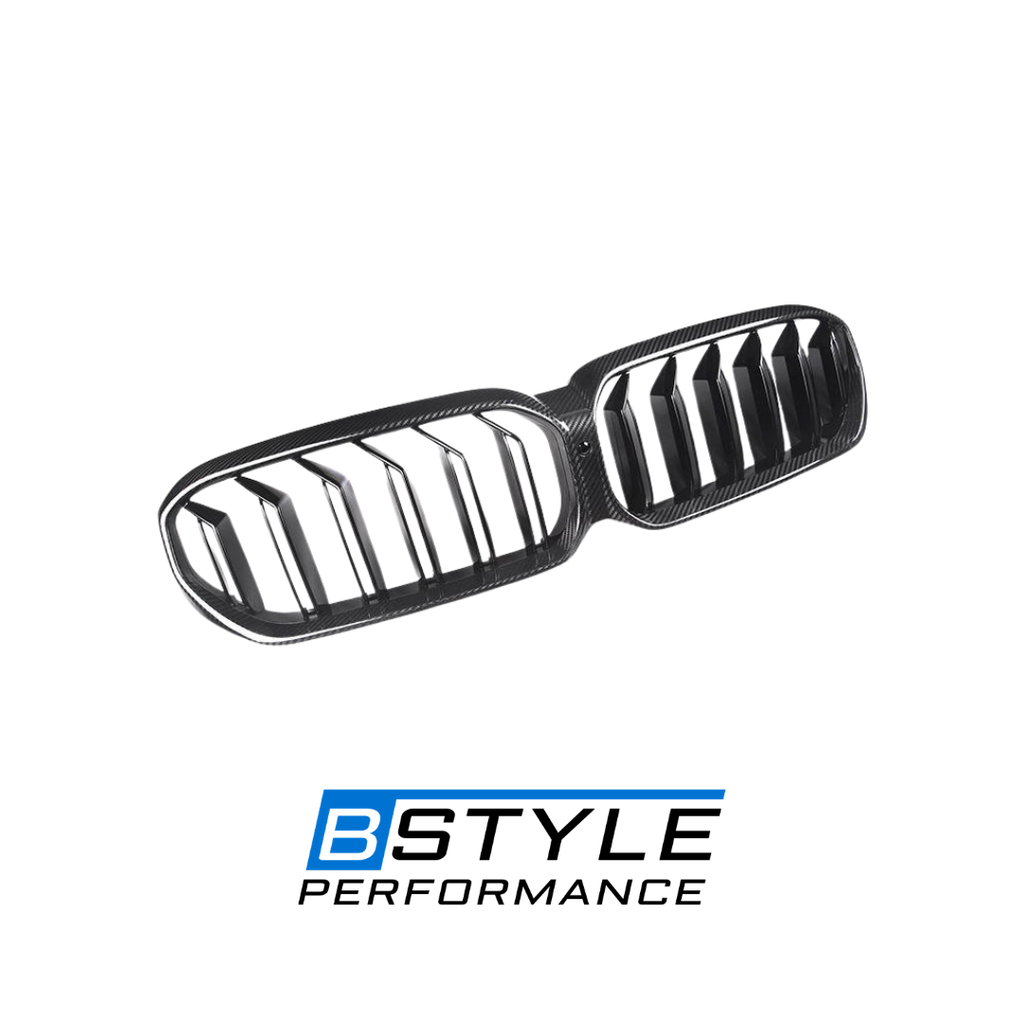 G30 F90 M5 LCI Carbon Fiber Dual Slat Front Bumper Grille Front Grill Convversion Kit for BMW 5 Series G30 M5 F90 LCI Car Parts