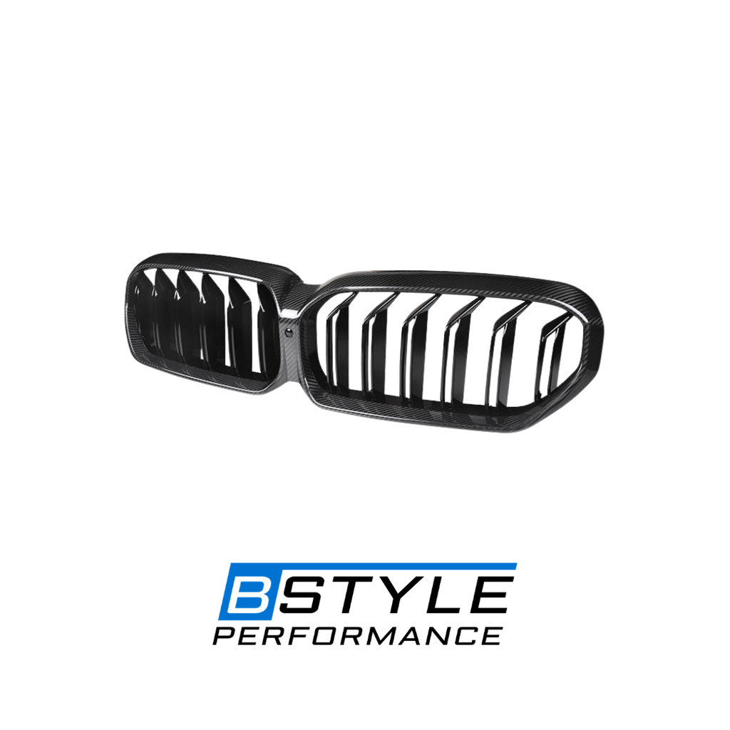 G30 F90 M5 LCI Carbon Fiber Dual Slat Front Bumper Grille Front Grill Convversion Kit for BMW 5 Series G30 M5 F90 LCI Car Parts