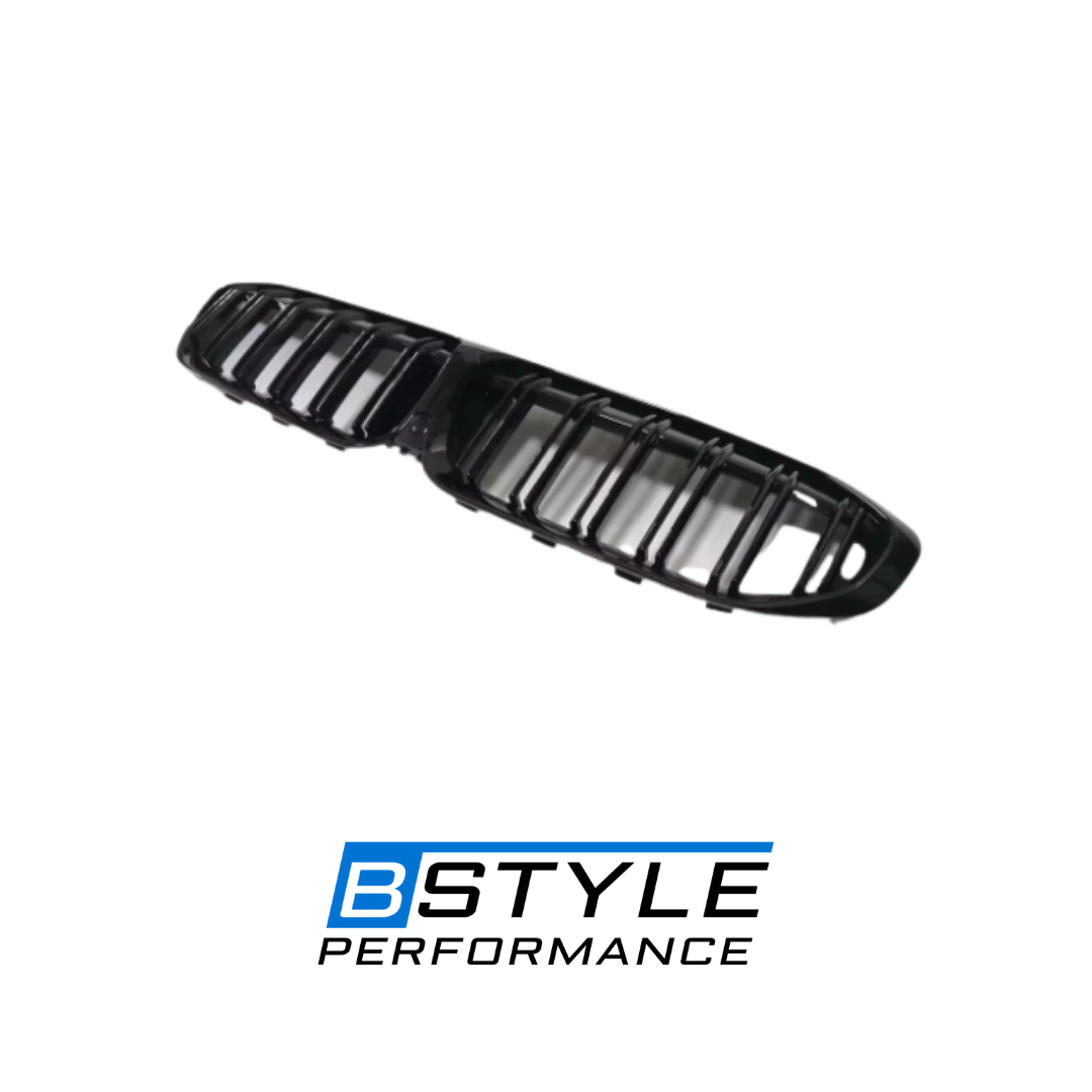 BMW 3 Series G20 G28 Pre-LCI Gloss Black Double Line Front Kidney Grille