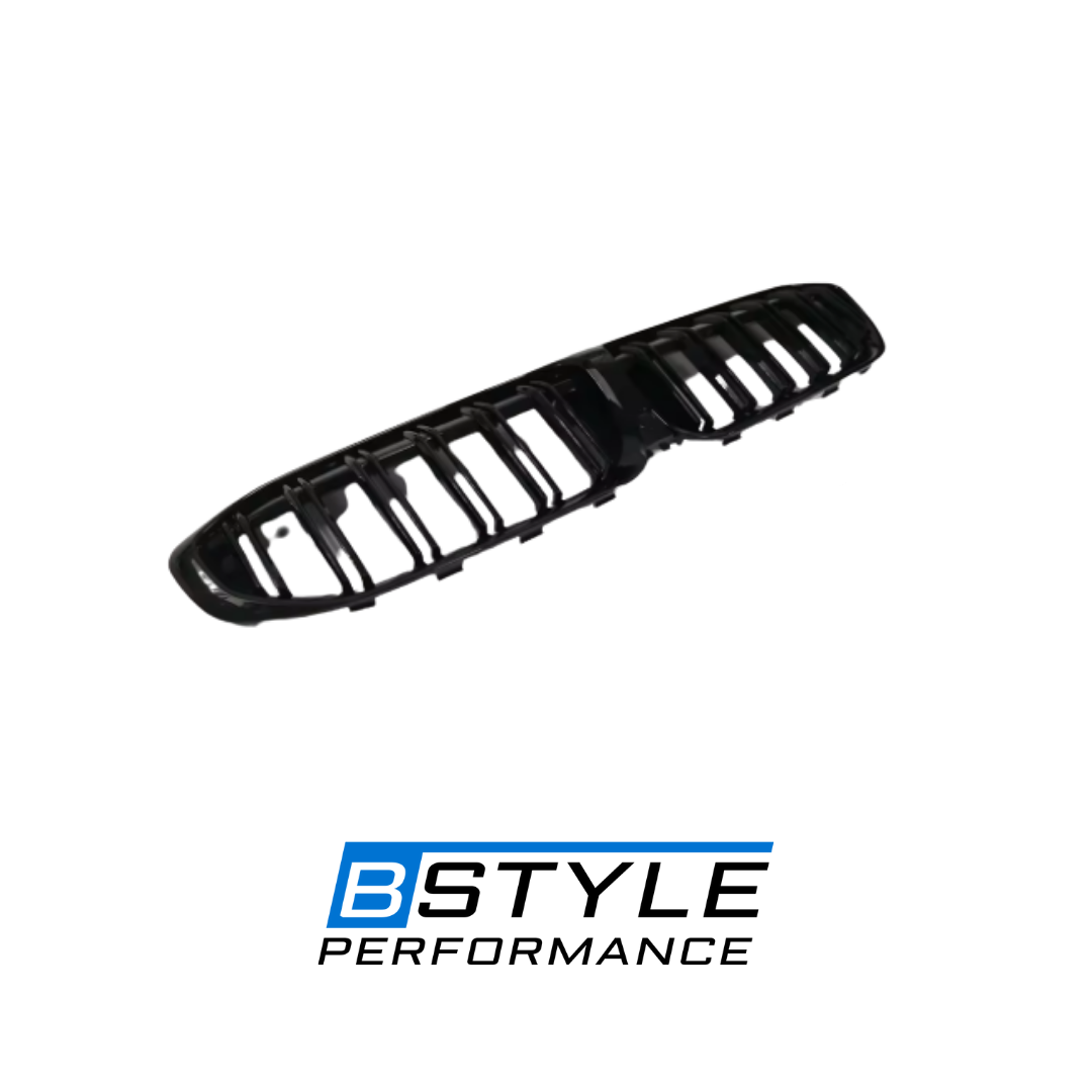 BMW 3 Series G20 G28 Pre-LCI Gloss Black Double Line Front Kidney Grille