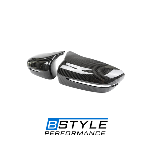 5 Series G30 Wet Carbon Fiber M Look Side Rearview Mirror Cover Conversion Kit for BMW 5 Series G30 G38 Caps