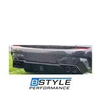 BMW 3 Series G20 G28 Gloss Black Quad (Four-Outlet) Exhaust Tips