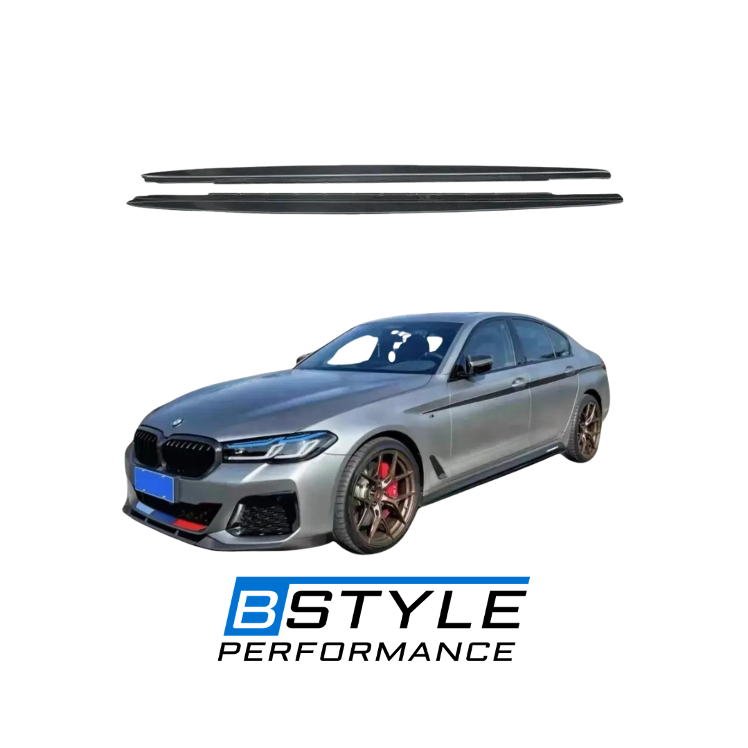 G30 F90 MP Style Double Face Carbon Fiber Side Skirts Conversion Kit for bmw 5 Series G30 F90 M5