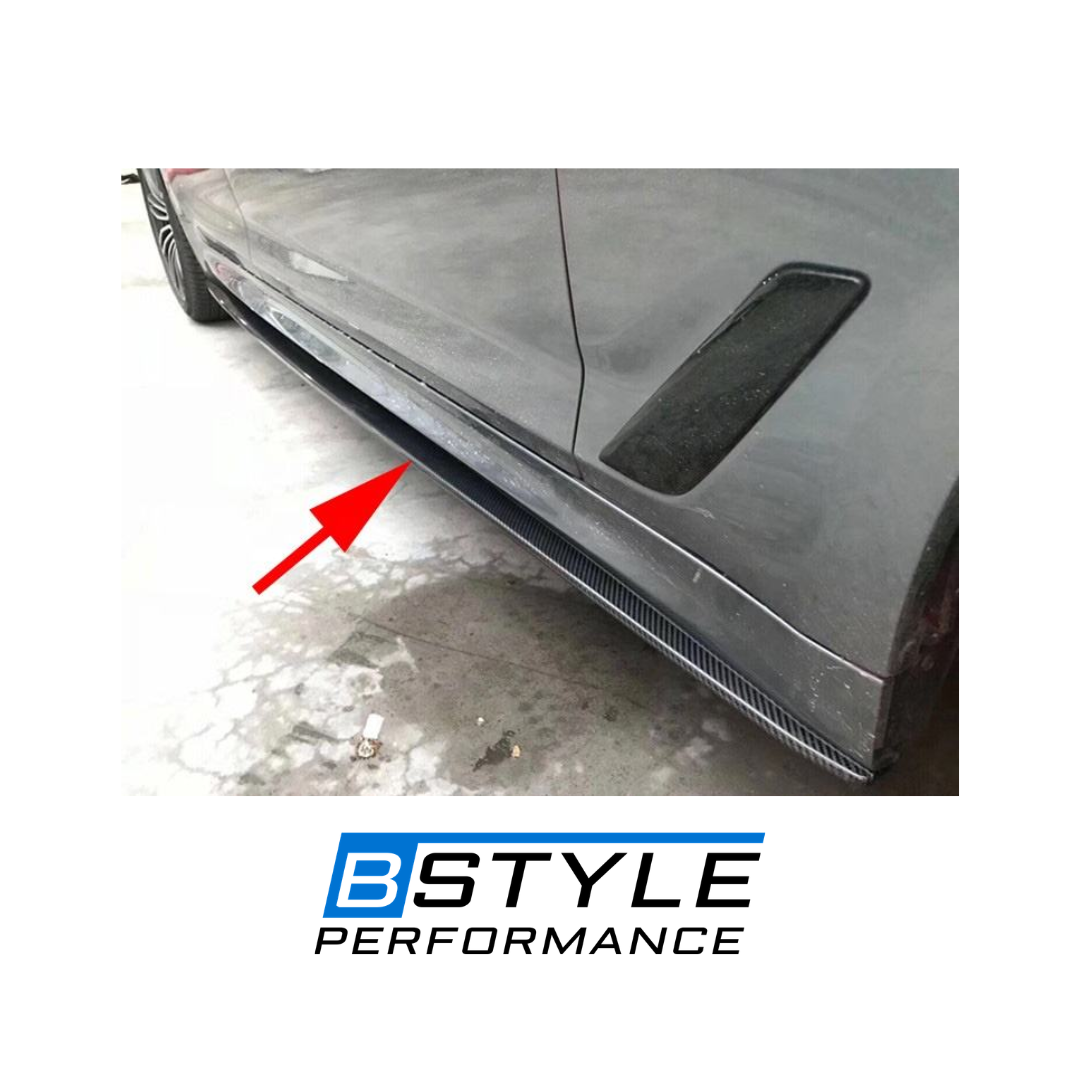 G30 F90 MP Style Double Face Carbon Fiber Side Skirts Conversion Kit for bmw 5 Series G30 F90 M5