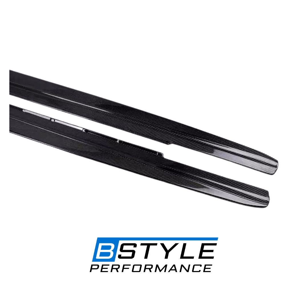 G30 F90 MP Style Double Face Carbon Fiber Side Skirts Conversion Kit for bmw 5 Series G30 F90 M5