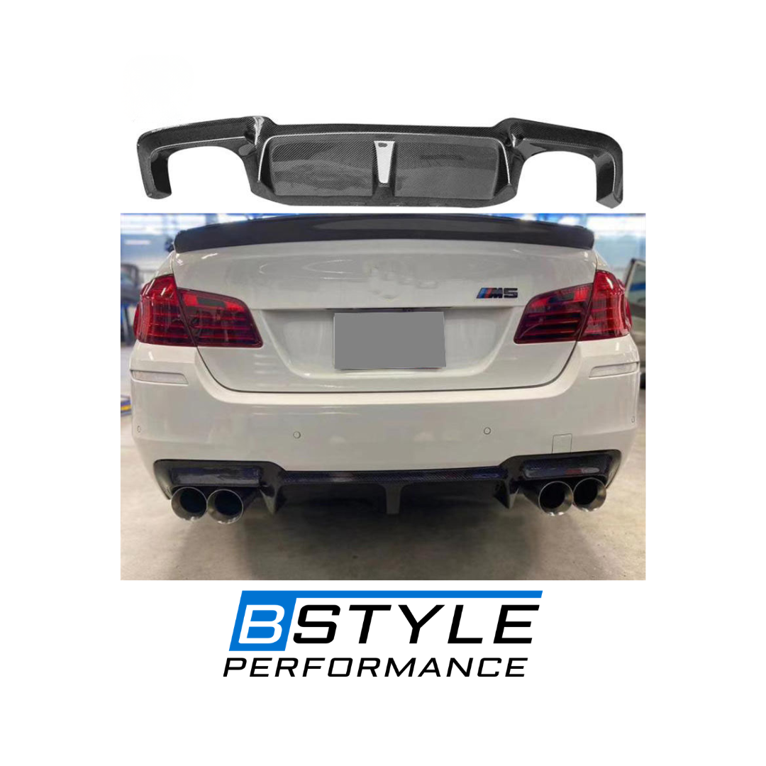 F10 M Sport M5 Carbon Fiber Rear Diffuser Conversion Kit Rear Splitter for BMW 5 Series F10 M5 Body Kit