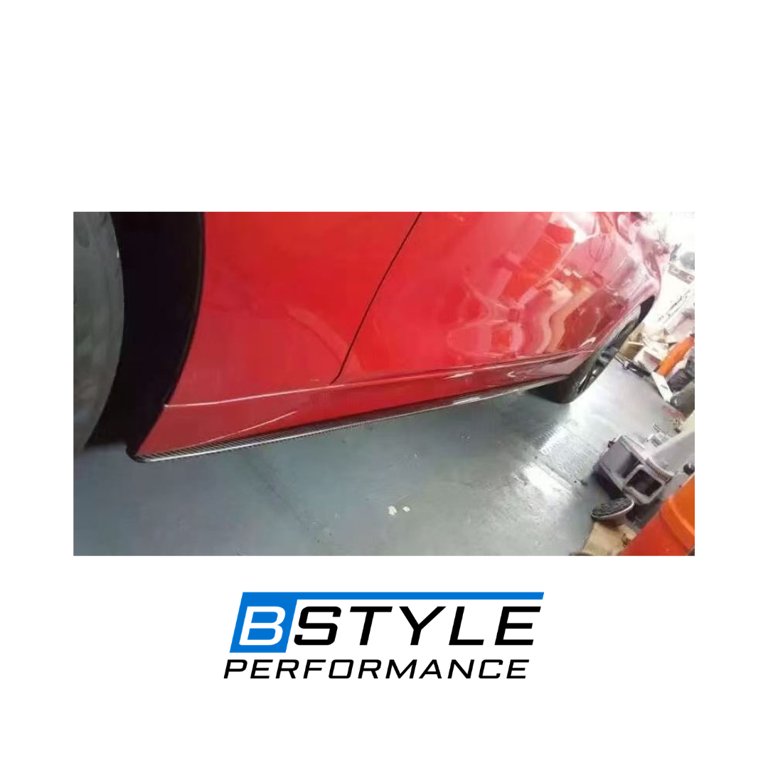 BMW 5 Series F10 M-Sport & M5 Real Carbon Fiber Side Skirt Extension Kit