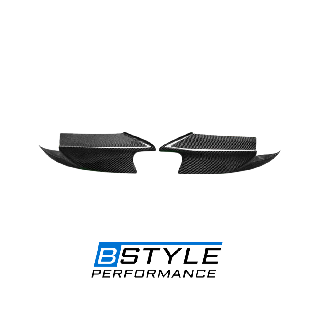 BMW M5 F10 MP Style Real Carbon Fiber Front Bumper Lip Splitter & Flaps Kit