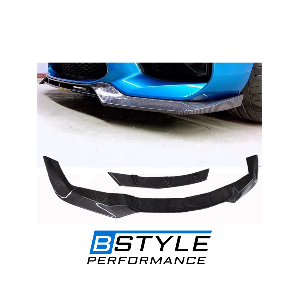 BMW F87 M2 V Style Carbon Fiber Front Bumper Lip