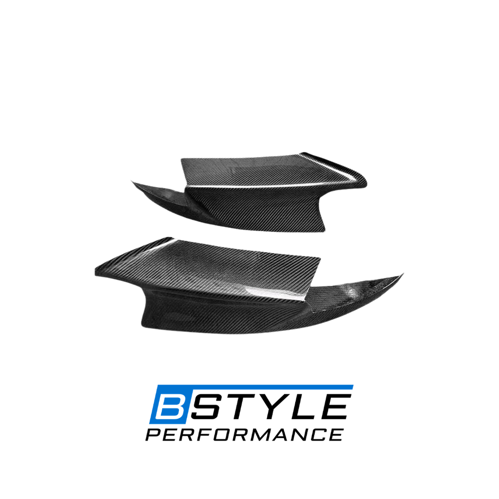 BMW M5 F10 MP Style Real Carbon Fiber Front Bumper Lip Splitter & Flaps Kit