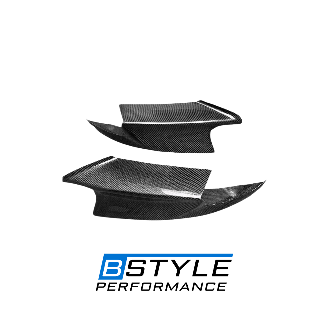 BMW M5 F10 MP Style Real Carbon Fiber Front Bumper Lip Splitter & Flaps Kit