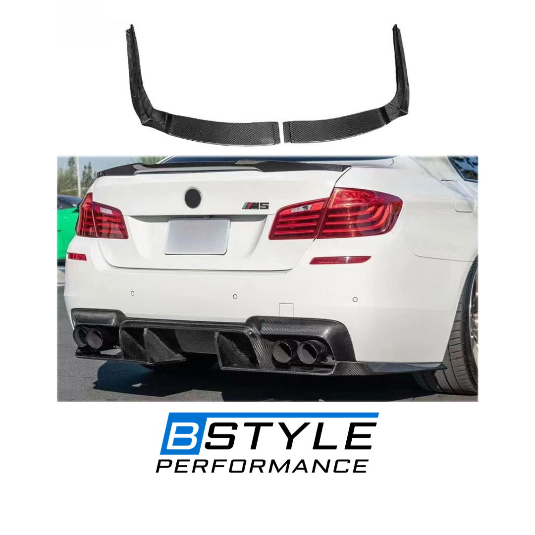 BMW 5 Series F10 M-Sport High Quality Real Carbon Fiber Rear Bumper Diffuser