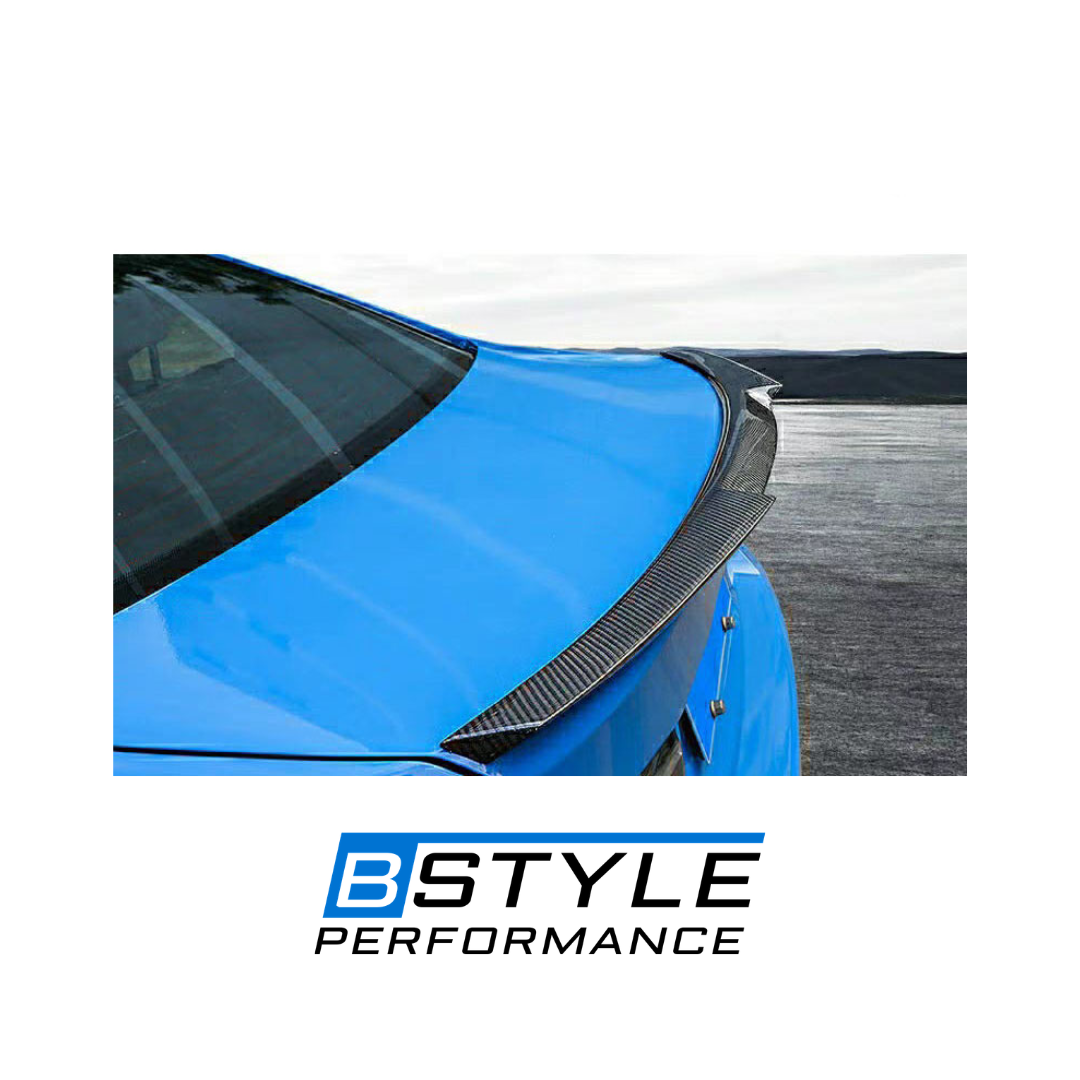 BMW 5 Series F10 & F18 M4 Style Real Carbon Fiber Rear Trunk Spoiler Wing