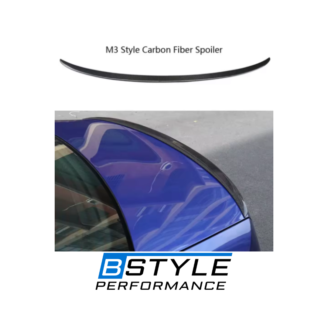BMW G20 G28 G80 M3 MP Style Dry Carbon Fiber Rear Trunk Spoiler