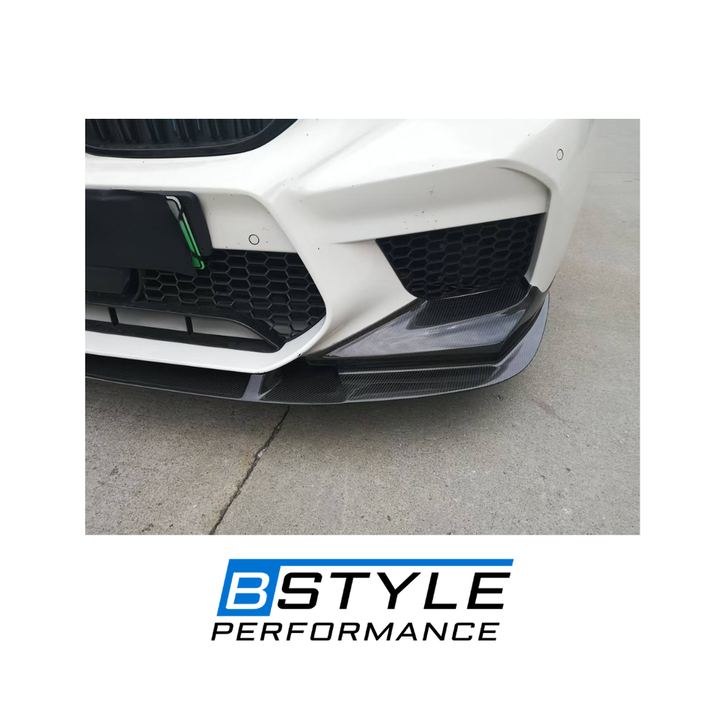 BMW G30 Pre-LCI GG M5 Style Carbon Fiber Front Bumper Lip Splitter