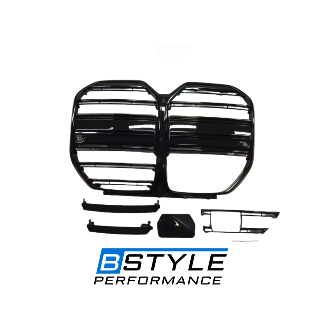 BMW 4 Series G26 Gran Coupe CS-Style Gloss Black Front Grille