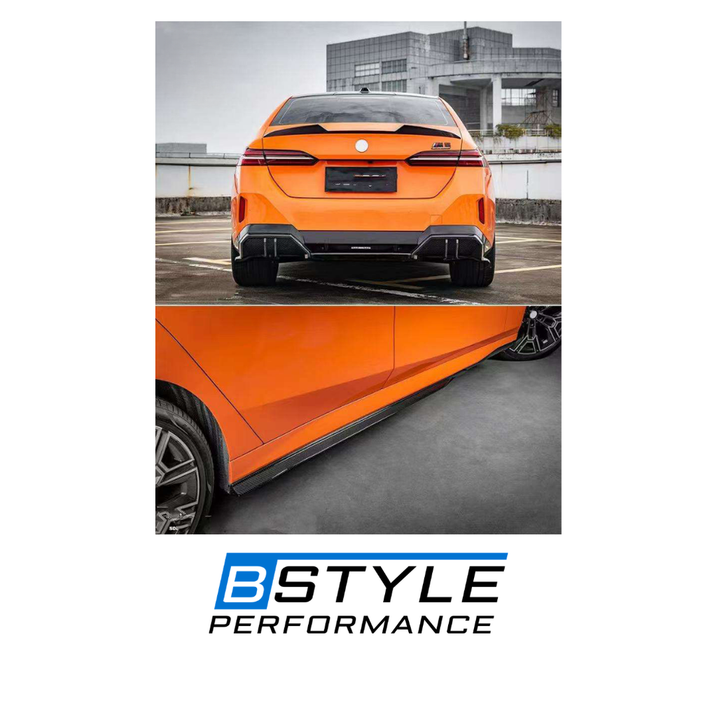 BMW 5 Series G60 MP Style Real Carbon Fiber Front Bumper Lip Splitter