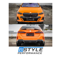 BMW 5 Series G60 MP Style Real Carbon Fiber Front Bumper Lip Splitter