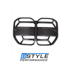 BMW 4 Series G22 G23 CSL-Style Dry Carbon Fiber Front Kidney Grille
