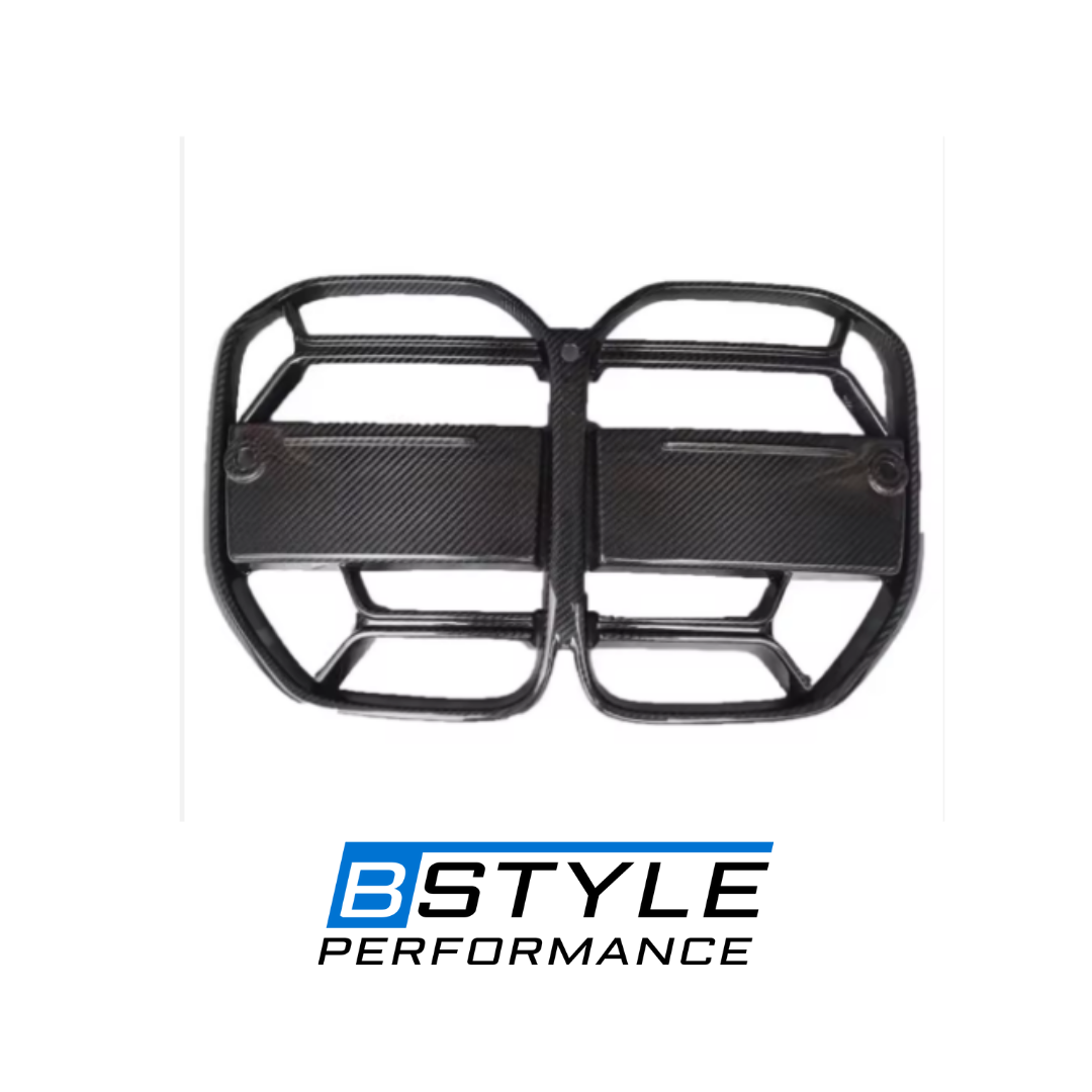 BMW 4 Series G22 G23 CSL-Style Dry Carbon Fiber Front Kidney Grille
