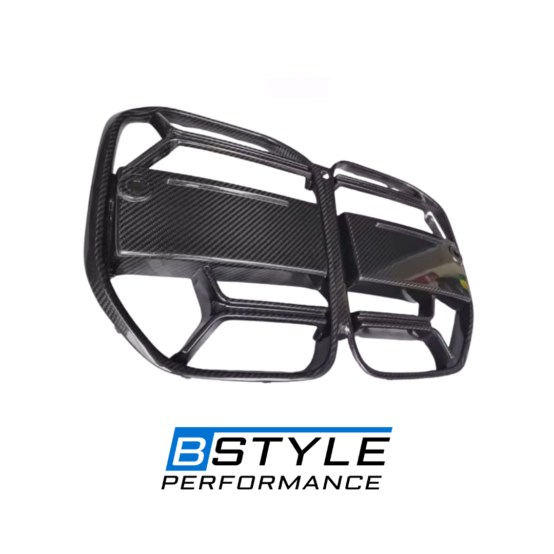 BMW 4 Series G22 G23 CSL-Style Dry Carbon Fiber Front Kidney Grille