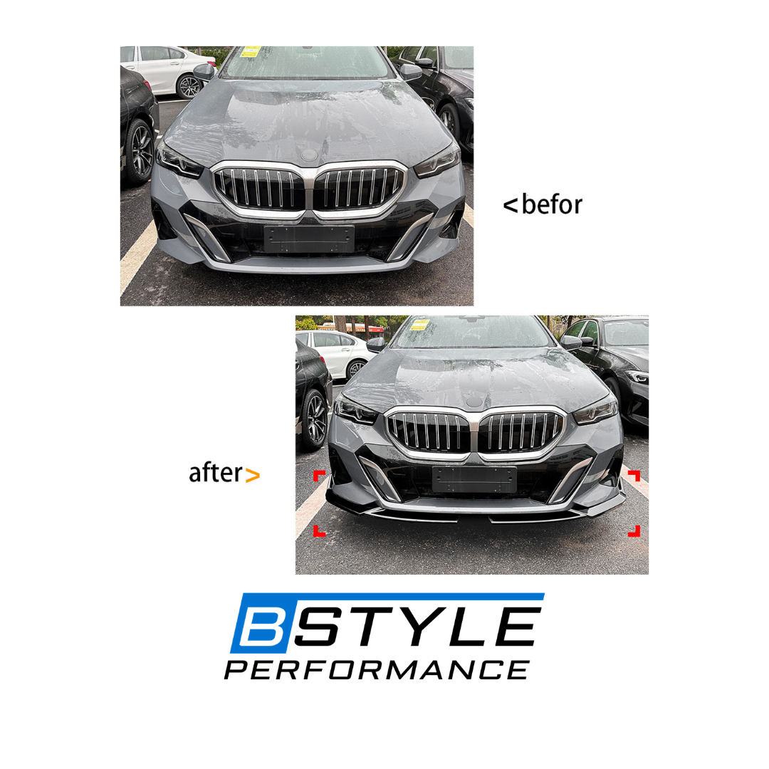BMW 5 Series G60, G61 & i5 M-Sport Front Bumper Lip Splitter Conversion Kit (2024+)