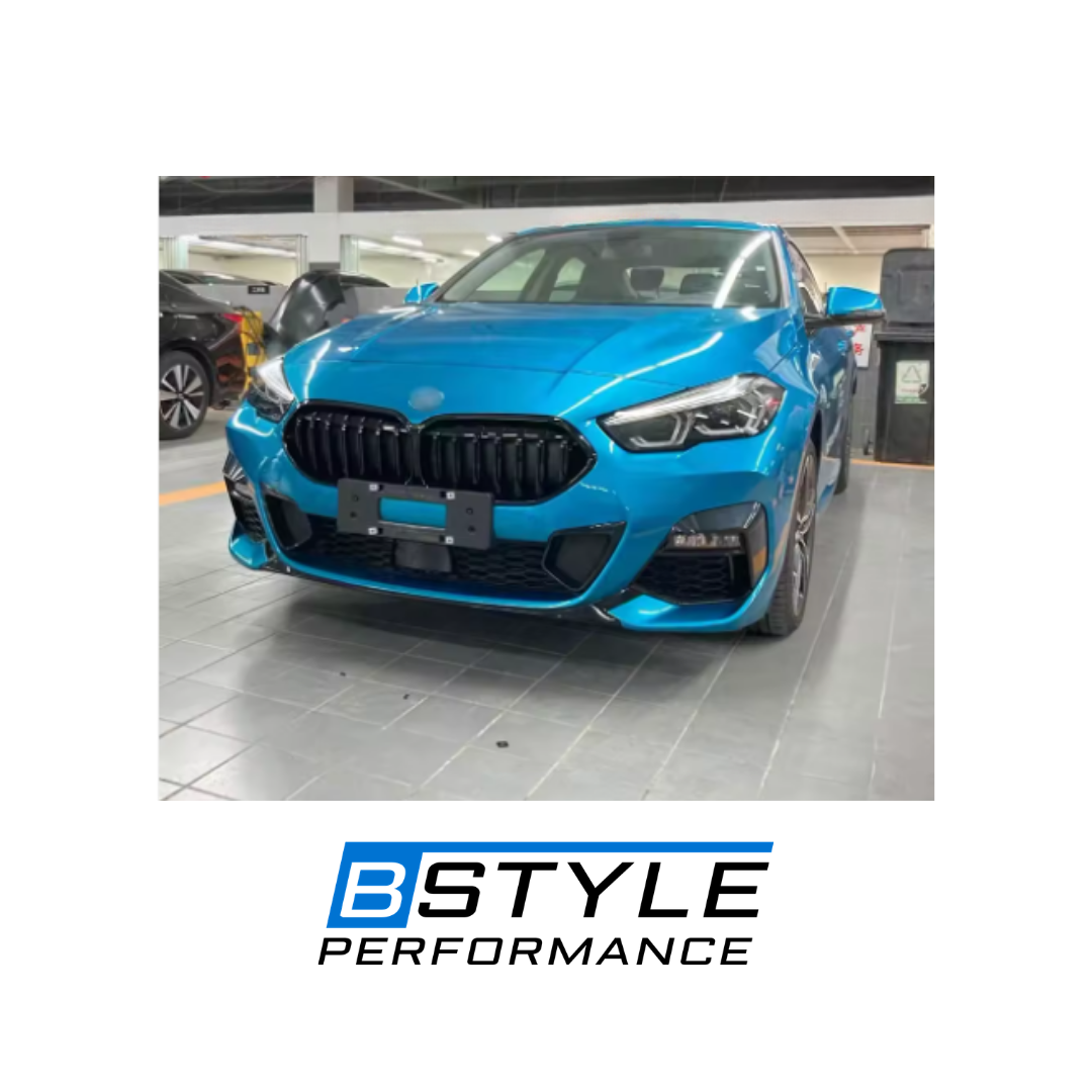 BMW 2 Series F44 Gran Coupe Gloss Black Double Slat Front Kidney Grille