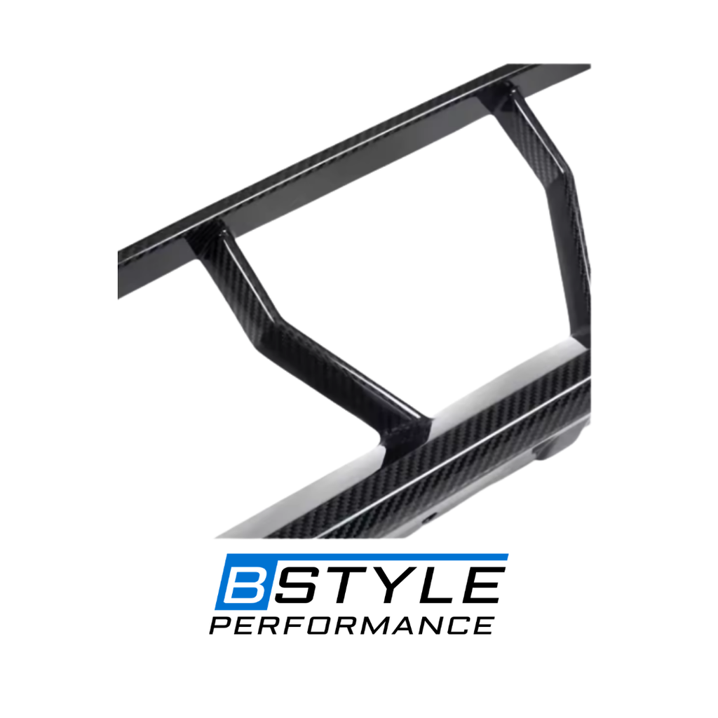 BMW G87 M2 Dry Carbon Fiber Front Bumper Lower Air Vents - Pre-preg Carbon