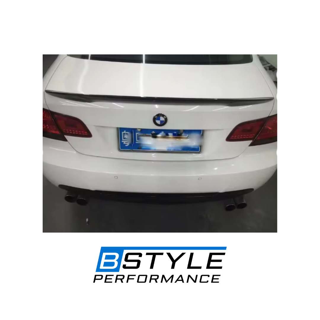 BMW 3 Series E92 Performance Style Real Carbon Fiber Rear Trunk Spoiler