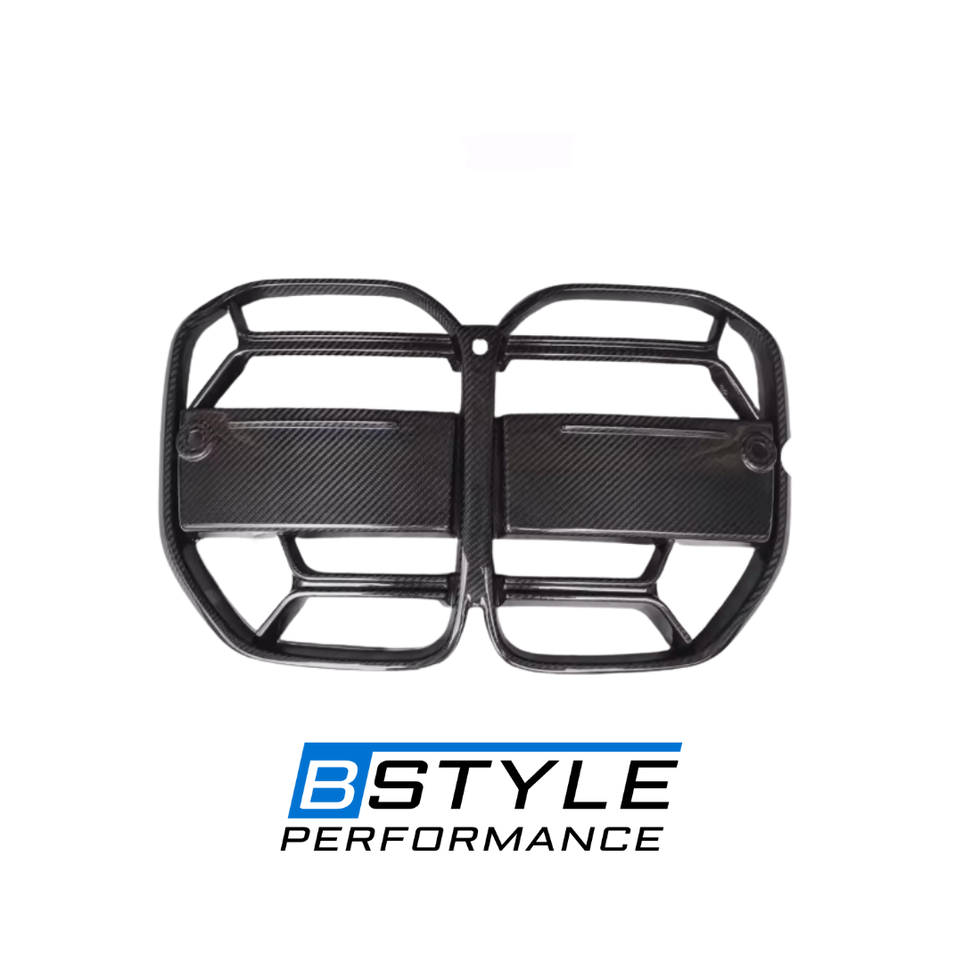 BMW 4 Series G22 G23 CSL-Style Dry Carbon Fiber Front Kidney Grille